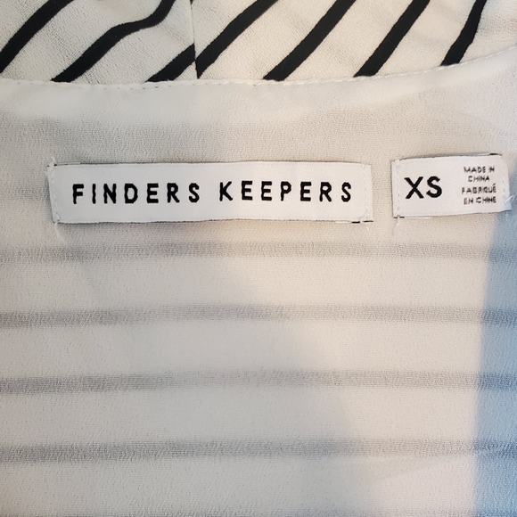 Finders Keepers Striped Cowlneck Top - Picture 3 of 6